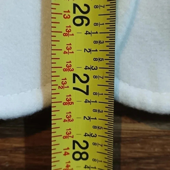 NEW soft cozy warm lined button blazer shacket ivory peacoat pockets NWOT 10 - Picture 9 of 14